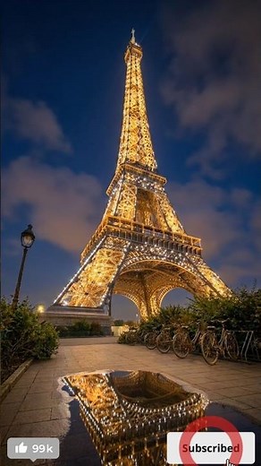 Eiffel Tower Restoration to Stunning Night Light Show ✨ Full Transformation Timelapse #eiffeltower