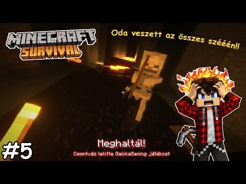 Az EGÉSZ bányászásnak ANNYI!! 💀 | Minecraft Survival #5