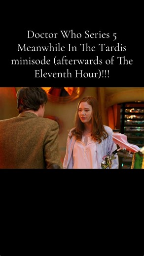 The Eleventh Doctor and Amy Pond in the TARDIS