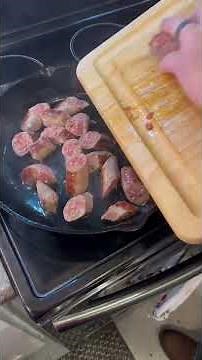 Venison Sausage and Peppers