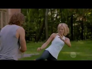 elena and clay fight scene #clay #elena #werewolf #bitten