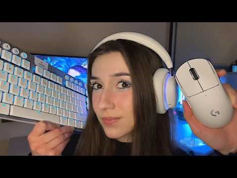 My Logitech Gaming Peripherals ASMR!!