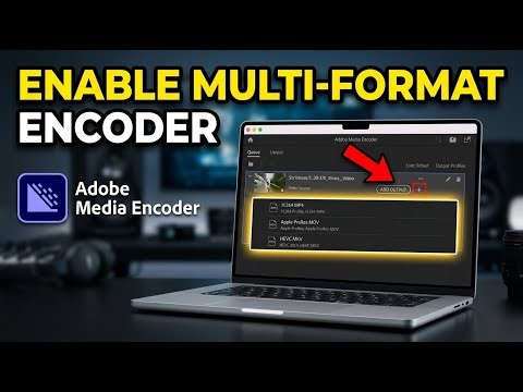 How to enable Adobe Media Encoder for multi-format exports - Full Guide