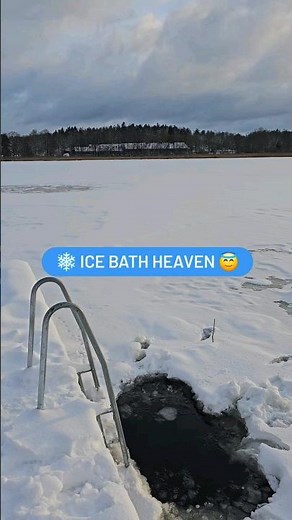Winter ICE BATH in Sweden??? 😱❄️🇸🇪