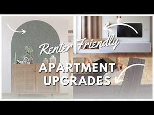 RENTER FRIENDLY APARTMENT UPGRADES | Removable and Landlord Friendly