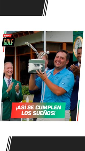 ESPN Golf on Instagram: "¡El momento en el que Mateo Pulcini tocó el cielo con las manos! 👏🏻🙌🏻 📹 @laac_golf"