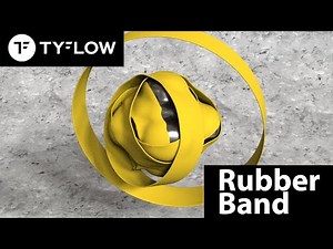 Rubber band Tutorial | Tyflow - Easy