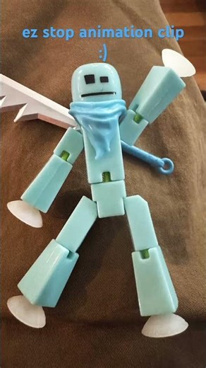 stop animation clip custom stickbot btw #stickbot #stopmotion
