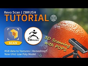 Revo Scan | Zbrush | Converting RGB Color Per Vertex To Textures