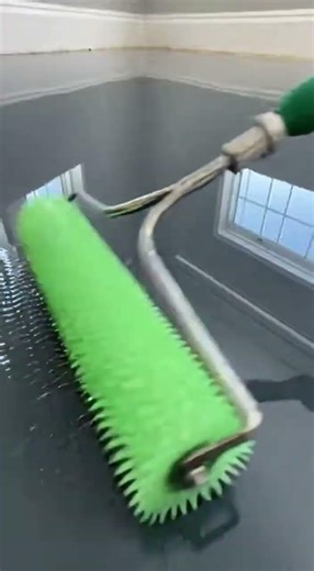 Bye, boring! 👋 Hello, beautiful resin floor! #resinfloor #upgrade #AI