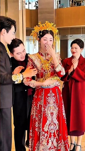 Golden Bride Looking Like a Living Dream ✨Her Smile Speaks a Thousand Emotions 💛Elegance That Feels