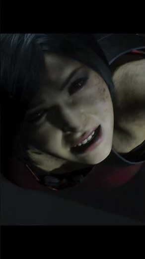 RE2 Ada falling "death" scene