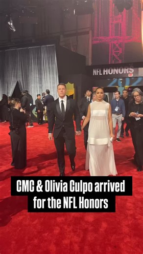 OurSF49ers || 49ers on Instagram: "Christian McCaffrey and Olivia Culpo on the red carpet of the NFL Honors 🔥 Via: @nfl"