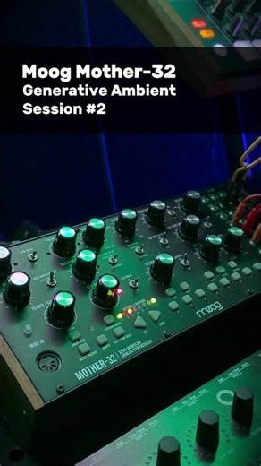 Generative Ambient | Moog Mother-32 session #2 (4k)