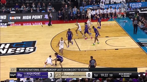 Braden Smith 2025 NCAA tournament highlights