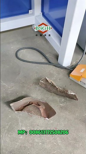 How Do You Recycle Catalytic Converters ♻️ BS-FC Catalytic Converter Cutting Machine(Jamaica Bound!)