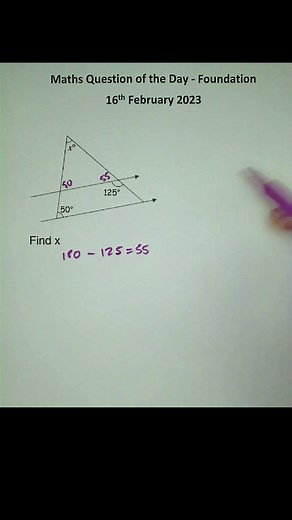Solving Foundation Maths Questions: Finding X | Maths GCSE Revision