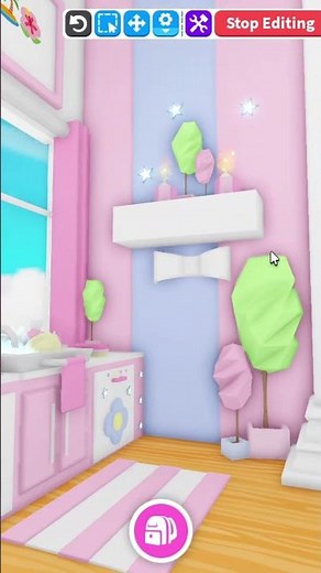 ADOPT ME summer kawaii tree house kitchen tour!! 🌸