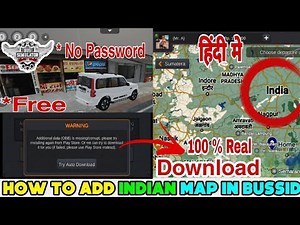 Indian Map Mod Download For Bus Simulator Indonesia | Mr Zero |