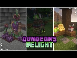 Dungeon's Delight (Minecraft Mod Showcase) | Cook and Eat Monsters! | Forge 1.20.1