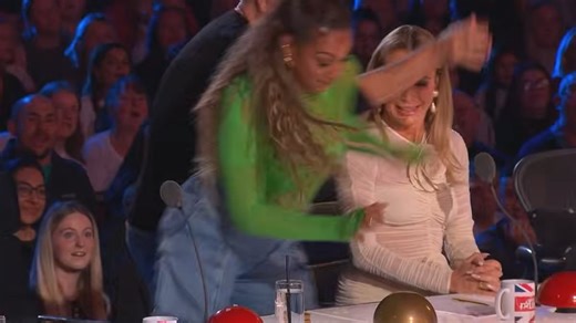 Alesha Dixon and Simon Cowell fight over Golden Buzzer