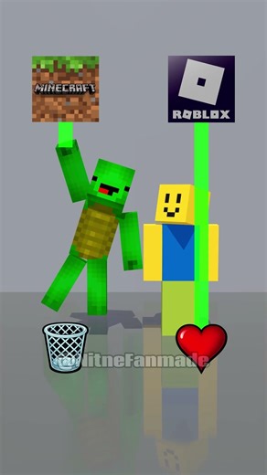 Roblox vs Minecraft! Part 2 #minecraft #roblox