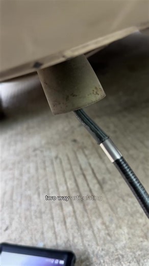 The Articulating Borescope Camera is perfect for checking car engines, plumbing, and more. The flexible cable and two-way articulation let you inspect even the toughest spots.#borescope #endoscope #fyp #tools #giftguide