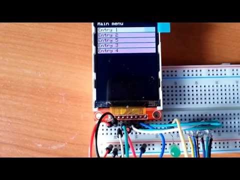 Simple GUI on TFT LCD 2.2" ILI9341 with Arduino Due