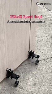 1K views · 358 reactions |  No more heavy lifting! The Sakerplus Door Panel Installation Kit makes installing doors a breeze, all by yourself.  Its 360° swivel wheels ensure smooth movement, while the durable steel frame offers reliable support. ️ Perfect for DIYers and pros alike—grab yours now and make door installations easier than ever! ✨ | Sakerplus | Facebook