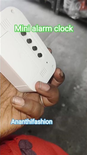 mini alarm clock..... cute and elegent clock order Ananthifashion