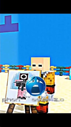 all minecraft players in squad game drawing challenge 🥶 #minecraft #saitama #phonk