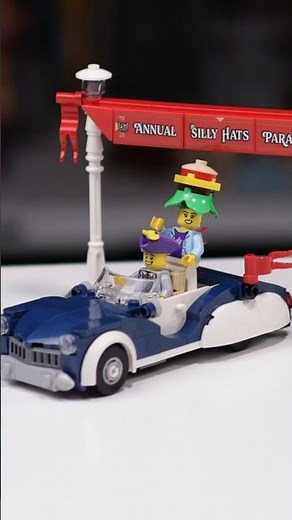 Satisfying LEGO Stop Motion Build | Vintage Parade Car #lego #vintagecars #stopmotion #speedbuild