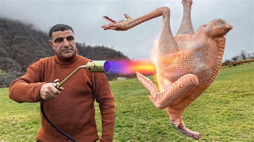 Crispy stuffed turkey baked to perfection