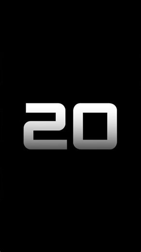 SILENT - 20 Second Countdown Timer - Cubed - Silver - Grey & White