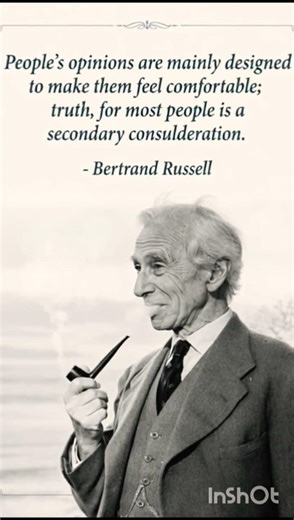 Why People Prefer Comfort Over Truth – Bertrand Russell #bertrandrussell #qoutes #motivation