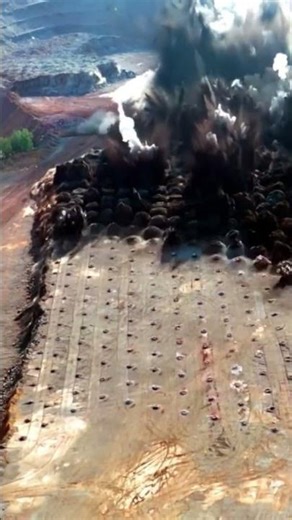 Blasting in open pit mining