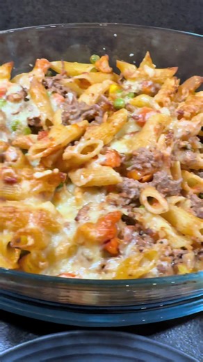 Nudel Hackfleisch Auflauf mit Gemüse #auflauf #rinderhackfleisch #foodoftiktok