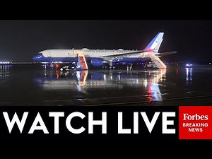 WATCH LIVE: President Trump Departs JBA On Air Force One En Route To Palm Beach, Florida