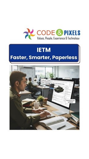 Code and Pixels on Instagram: "IETMs (Interactive Electronic Technical Manuals) are digital libraries that make technical documentation smarter, faster, and easier to use. Instead of flipping through thousands of pages, engineers and operators can instantly search, navigate, and update crucial data at their fingertips. ✅ As per Navy, Air Force, and Army guidelines, every OEM must now deliver IETM documentation along with their machinery. ⚙️ It’s not just a manual, it’s a mission ready interactiv