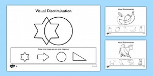 Visual Discrimination Worksheet Pack Find the Overlapping Pictures