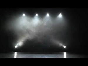 Empty Stage with spot light and smoke