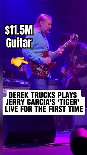 Derek Trucks Incredible Solo on Jerry Garcia’s $11.5M ‘Tiger’ #guitar #guitarsolo
