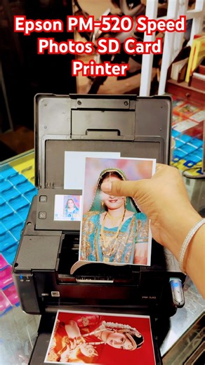 Epson PM-520 Speed Photos SD Card Printer #epson #service #printersupportsoftware