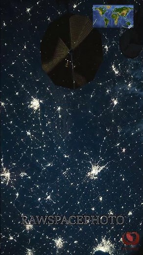 ISS TIMELAPSE: MARCH 12, 2025 (NIGHT) #timelapse