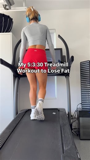 KATIE DUNLOP on Instagram: "If you’ve been wanting a realistic treadmill routine to start … this is it. 5 incline. 3 mph. 30 minutes. The 5–3–30 walk is my favorite beginner-friendly fat-burn routine because it’s simple, low-impact, hormone-friendly, and actually doable ANY day, but especially on the days you feel tired, bloated, or stressed. And if fat loss is your goal, here’s how I’d use it: My weekly recommendation: • 3 strength days (@lsfmove app) • 2–4 days of 5–3–30 as your steady-state c