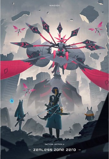 Zenless Zone Zero Artwork Featuring Miyabi and Harumasa