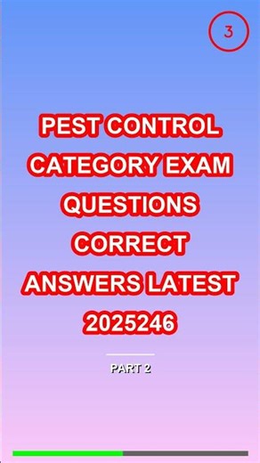 Pest Control Exam Questions: Master the Category Test and Pass on Your First Try