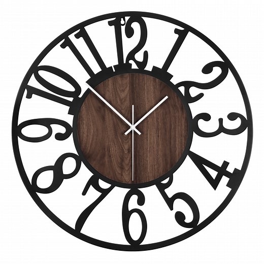 Watch Round Wall Clock for Living Room Decor Battery Operated on Amazon Live