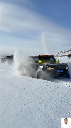 Things get pretty wild in the snow!🤣