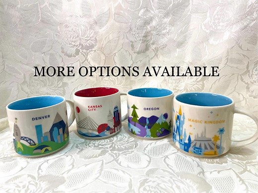 Starbucks You Are Here Collectible Mugs - Etsy